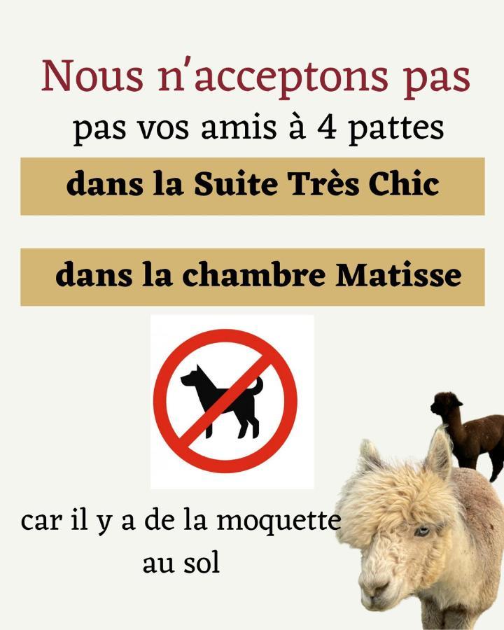 The Alpaca B&B Chalais  Екстер'єр фото