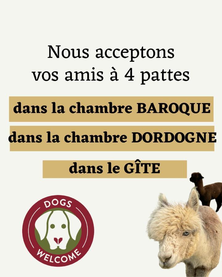 The Alpaca B&B Chalais  Екстер'єр фото